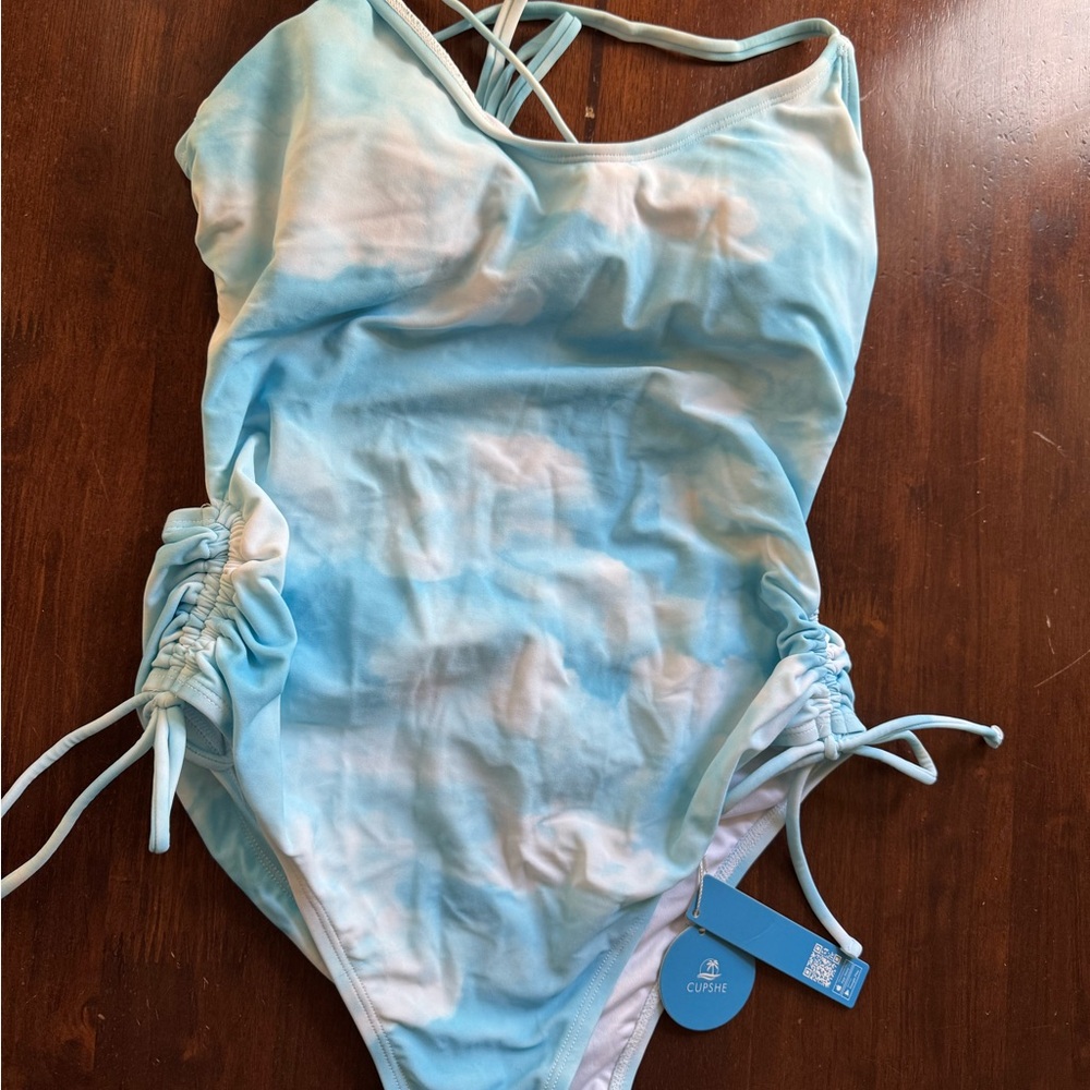 Cupshe Ocean Blue Swimsuit